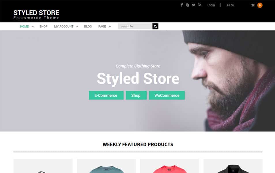 Styled Store Responsive WordPress Theme