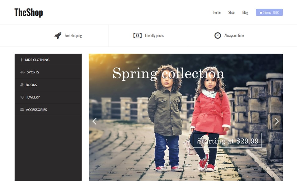 TheShop Responsive WordPress Theme