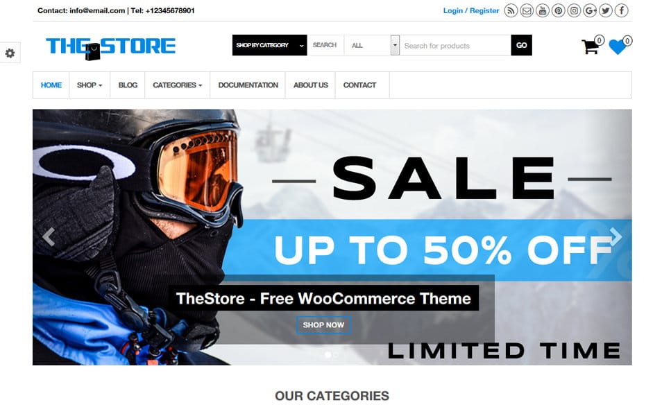 TheStore WooCommerce WordPress Theme