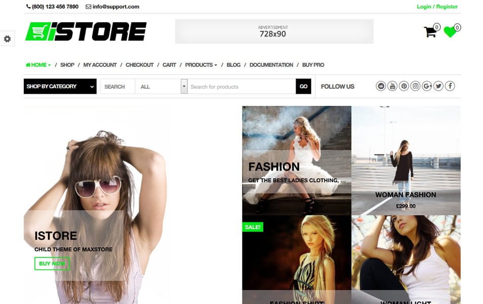 iStore Responsive WordPress Theme