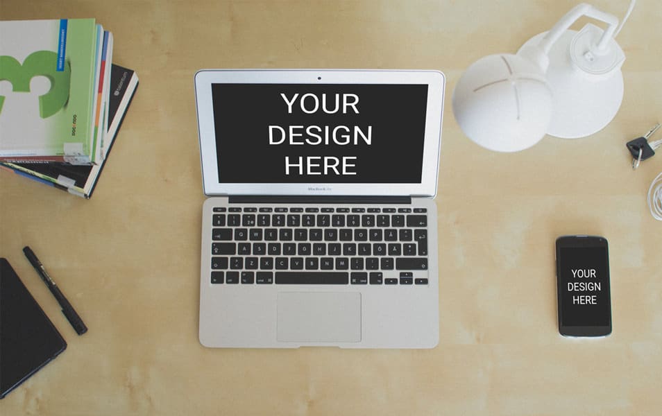 Macbook Air Real Photo Mockups