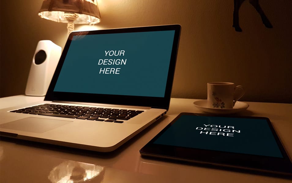 Macbook Air With iPad