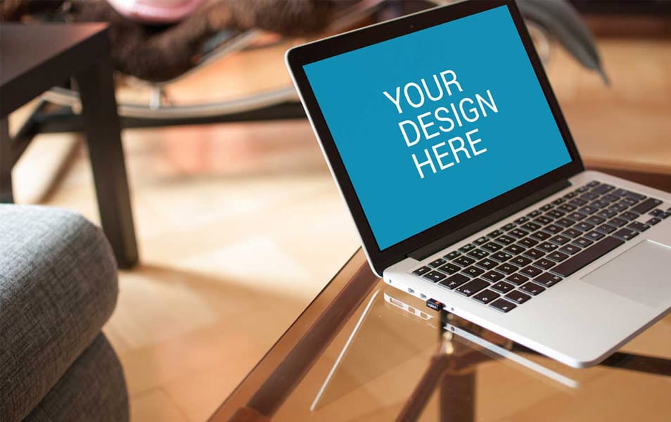 Photorealistic Macbook Pro Mockup