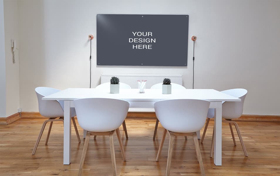Poster on Wall Mockup