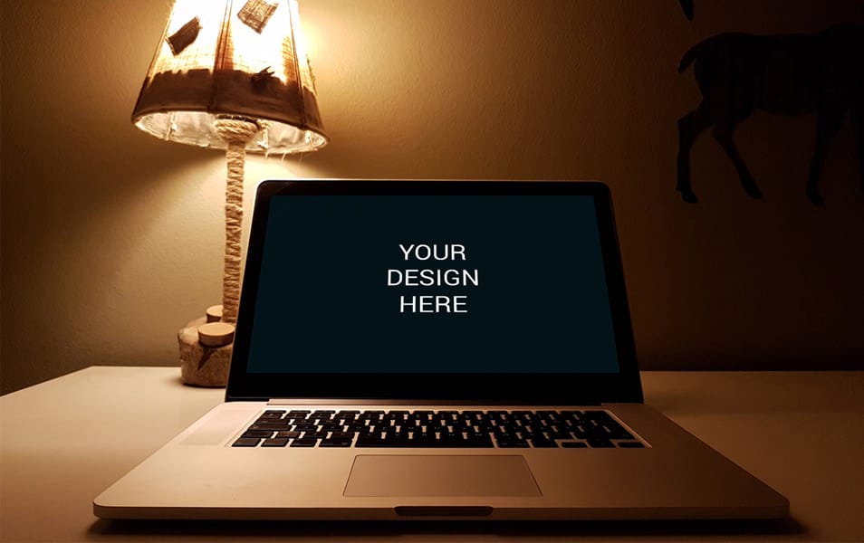 Realistic Macbook Mockup