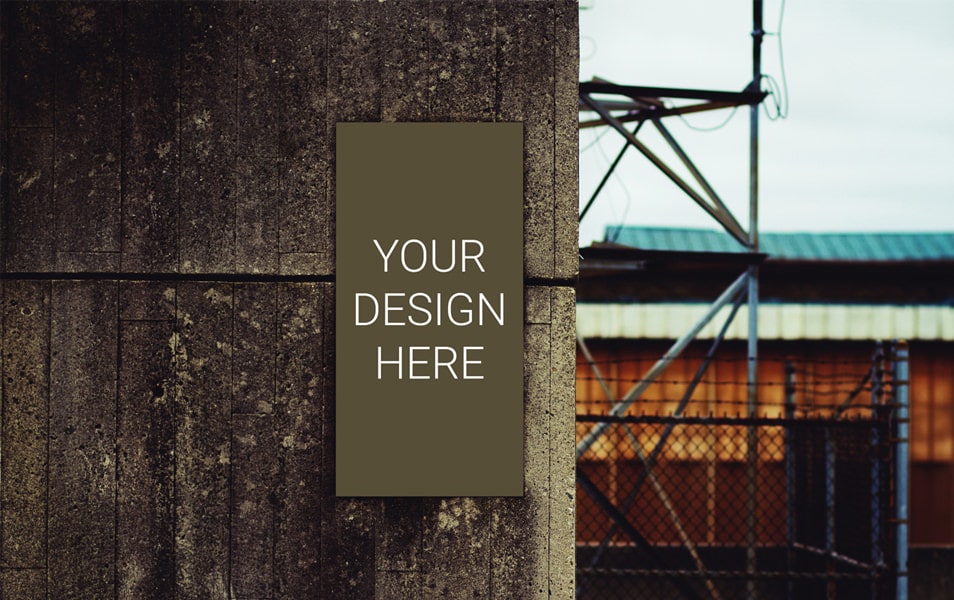 Realistic Poster Mockup