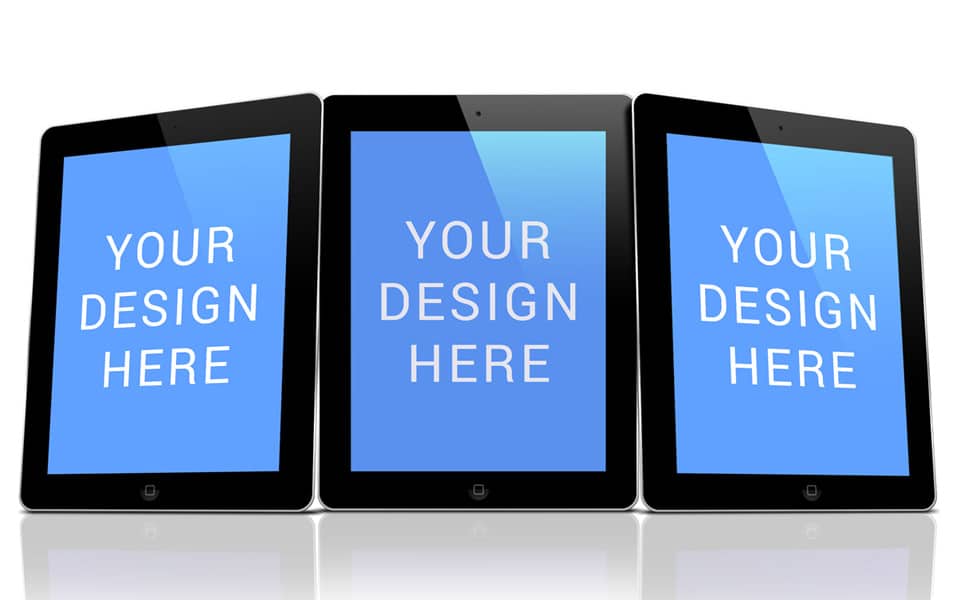 3 iPad Pro Mockup