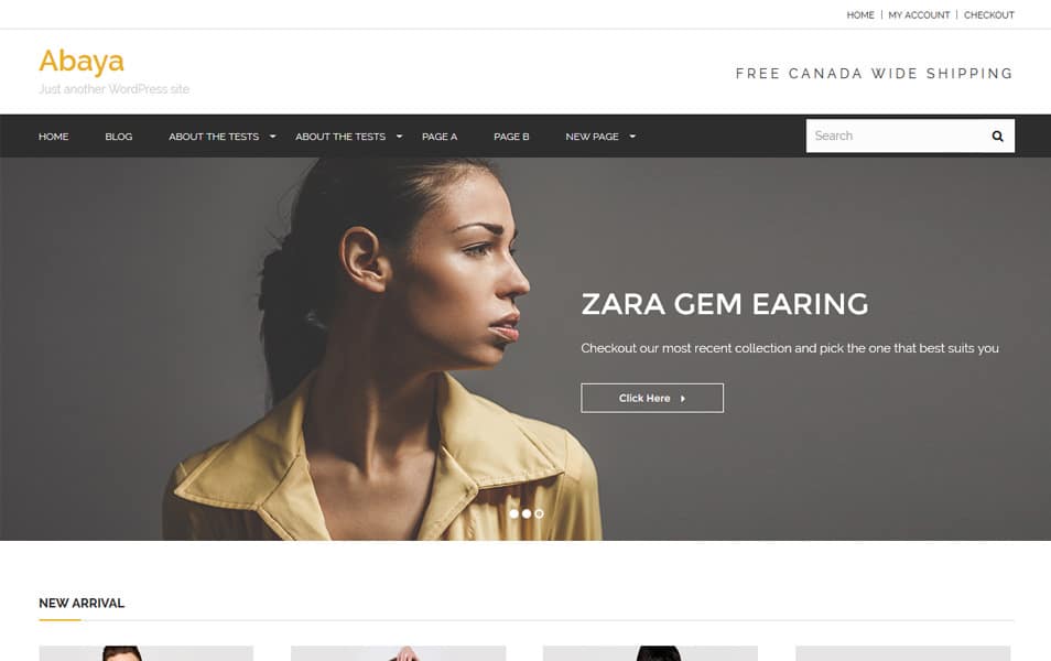 Abaya Responsive WordPress Theme