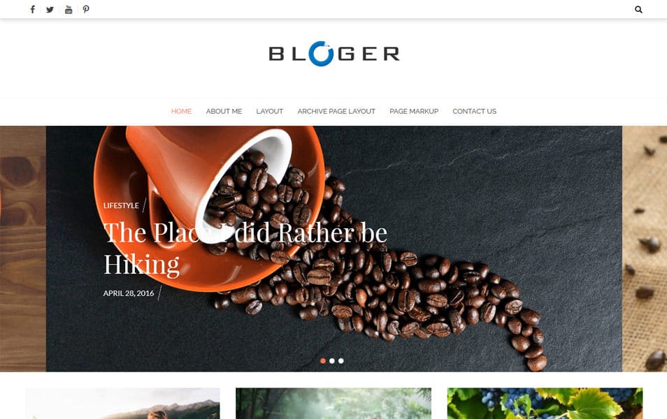 Bloger Responsive WordPress Theme