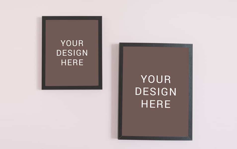 Combo Photo Frame Mockup