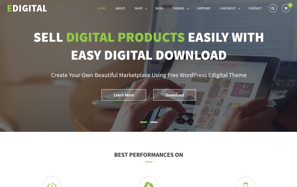 EDigital Responsive WordPress Theme