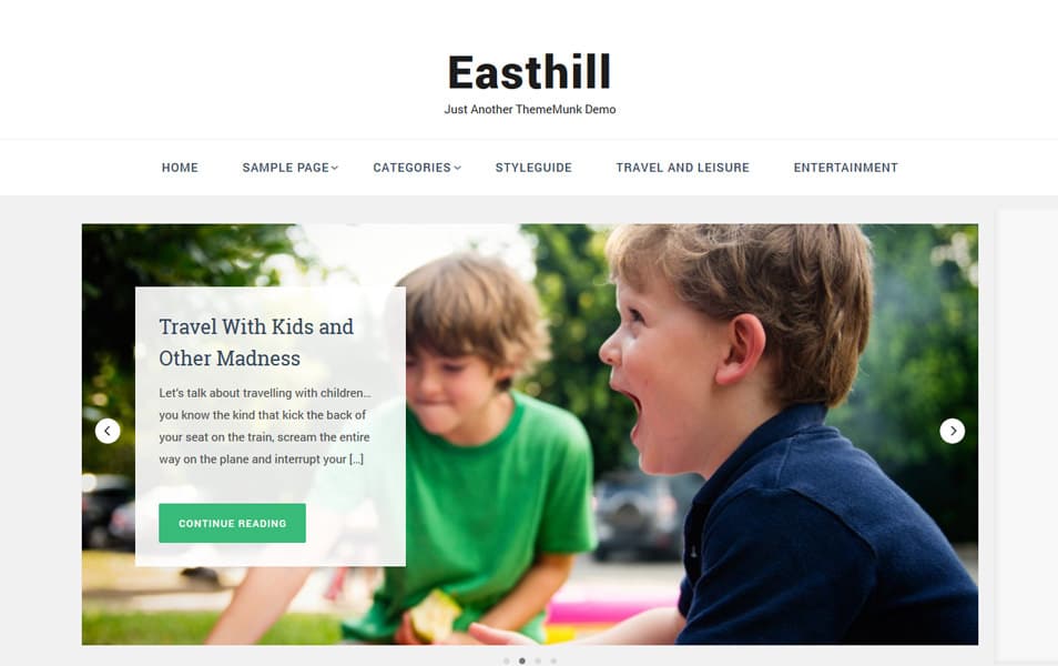 Easthill Responsive WordPress Theme