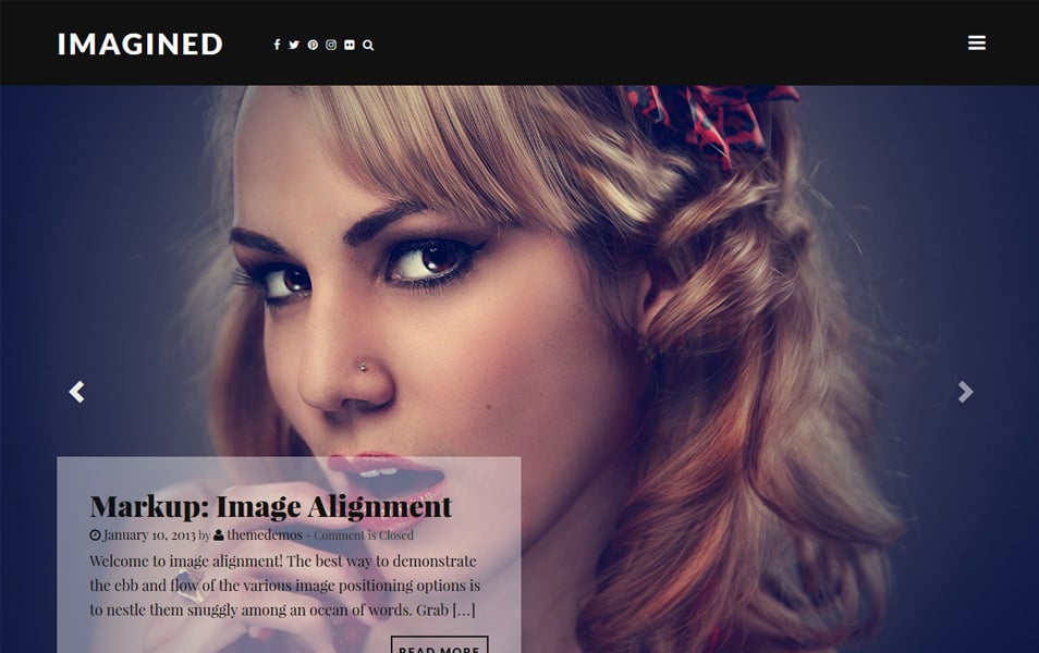Imagined Responsive WordPress Theme