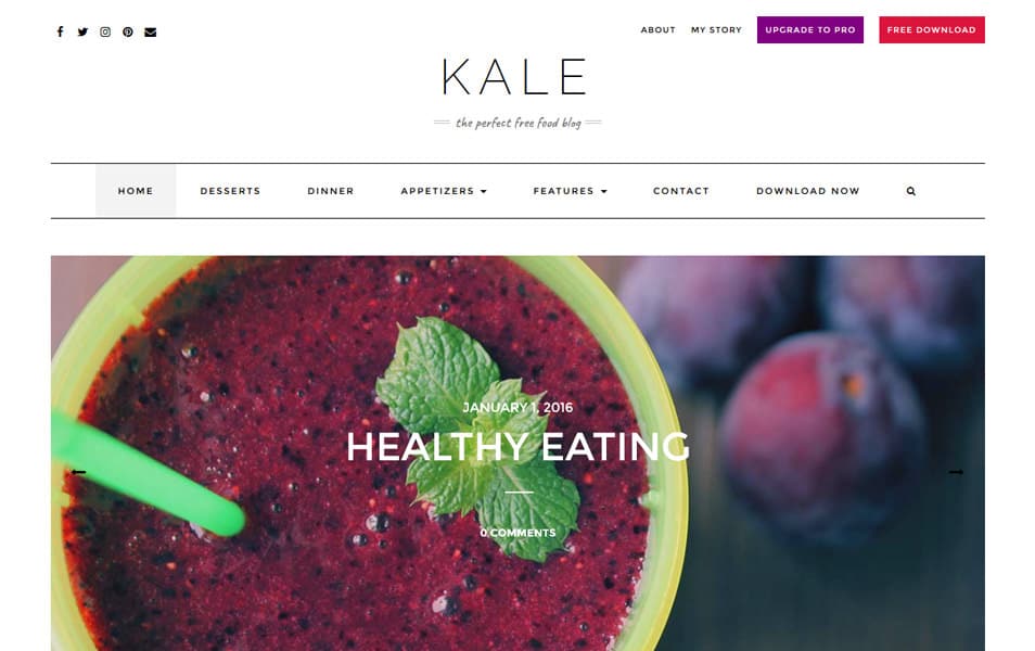Kale Responsive WordPress Theme