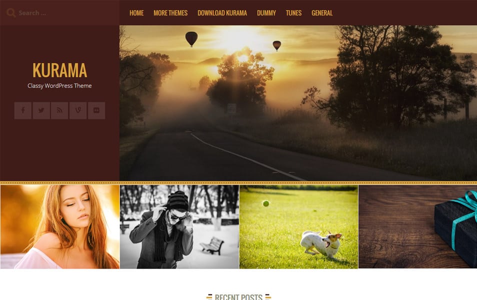 Kurama Responsive WordPress Theme