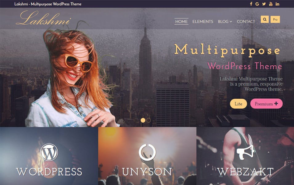 Lakshmi Lite Responsive WordPress Theme