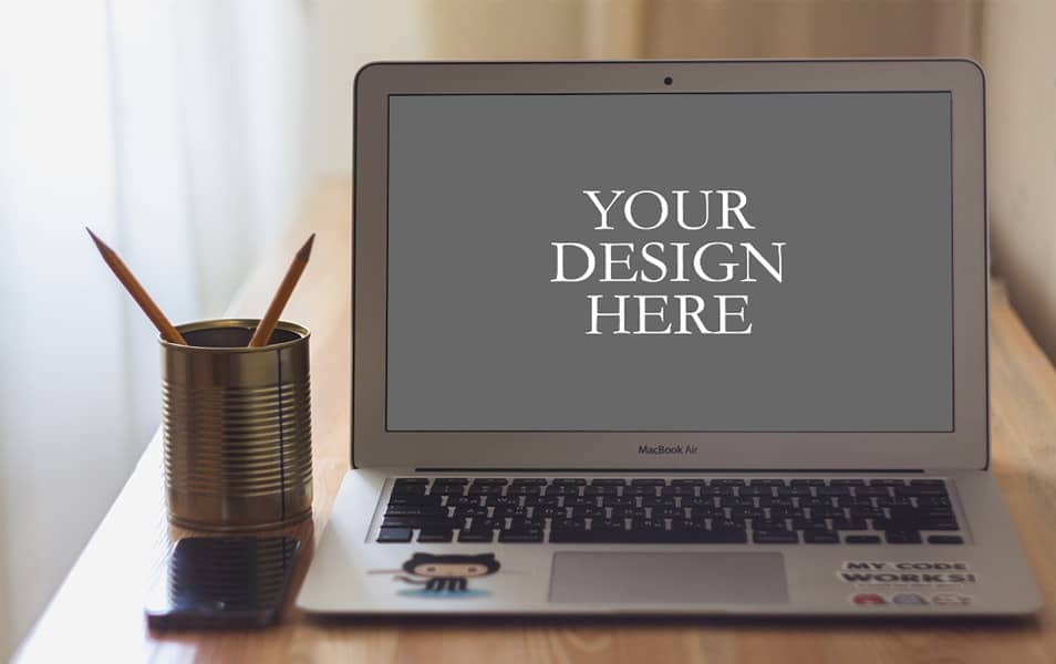 Macbook Air Mockup