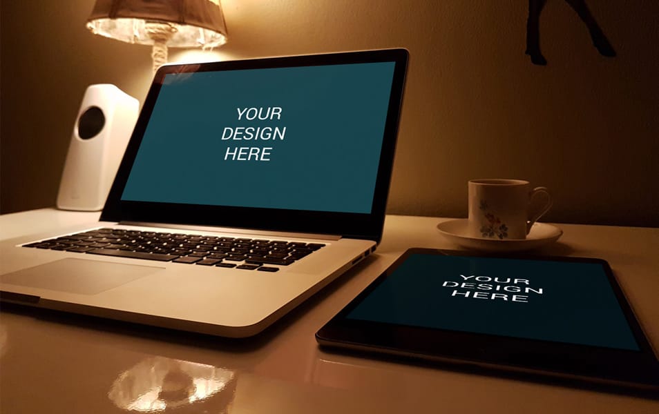 Macbook Air With iPad