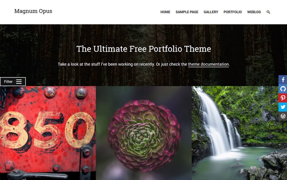 Magnum Opus Responsive WordPress Theme