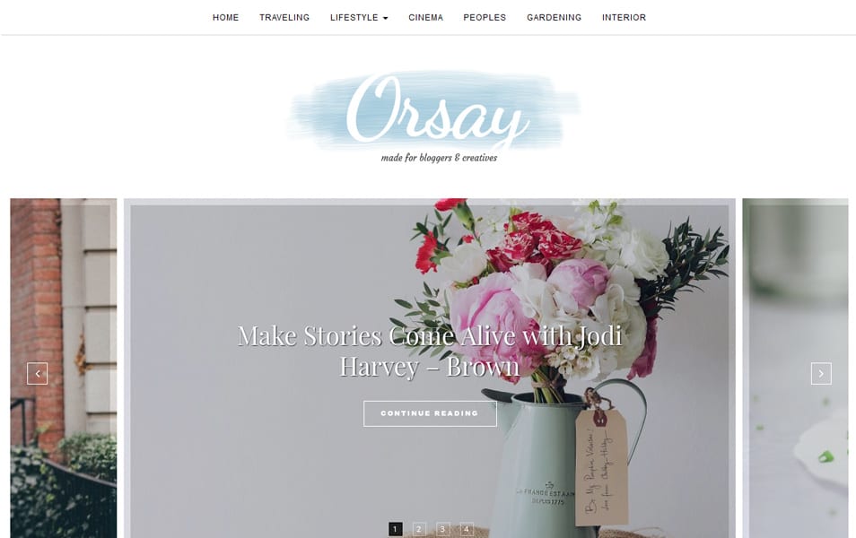 Orsay Responsive WordPress Theme
