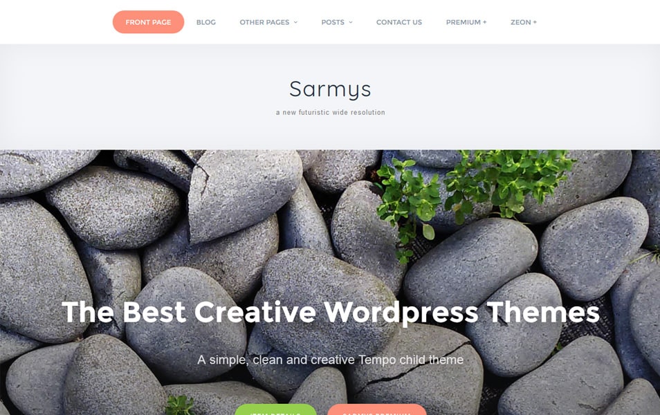 Sarmys Responsive WordPress Theme