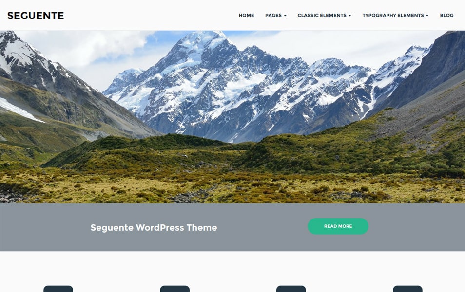 Seguente Responsive WordPress Theme