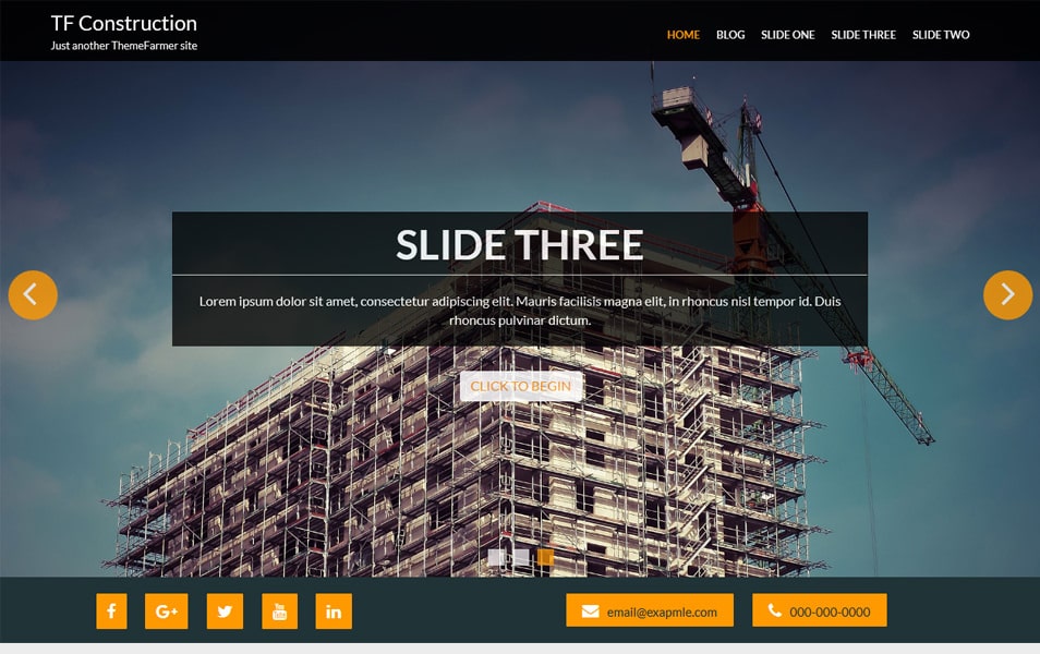 TF Construction Responsive WordPress Theme