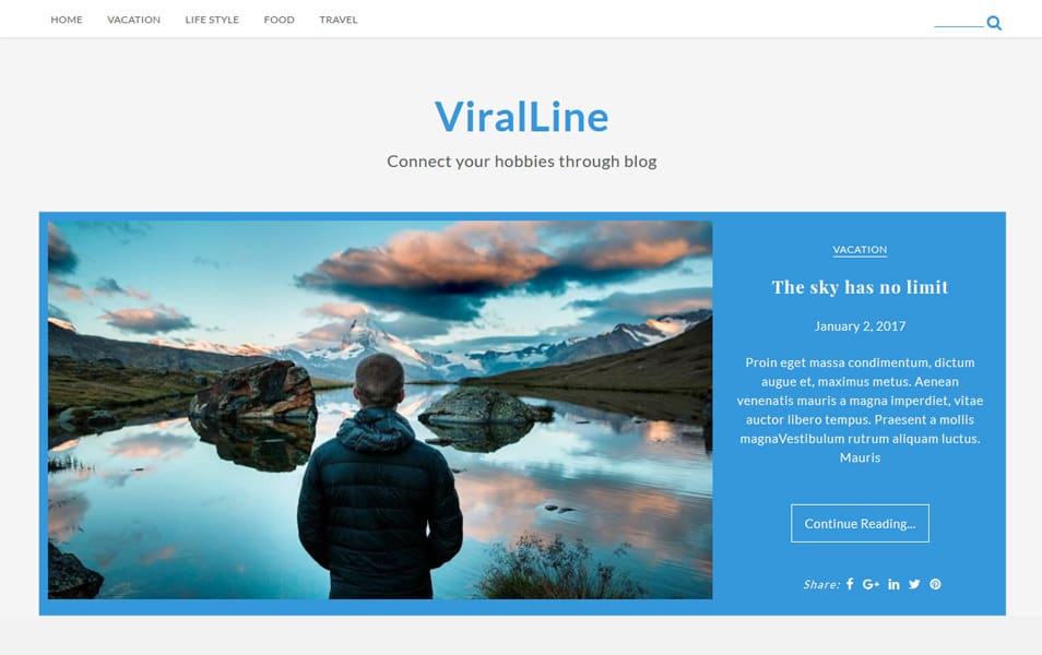 Viralline Responsive WordPress Theme