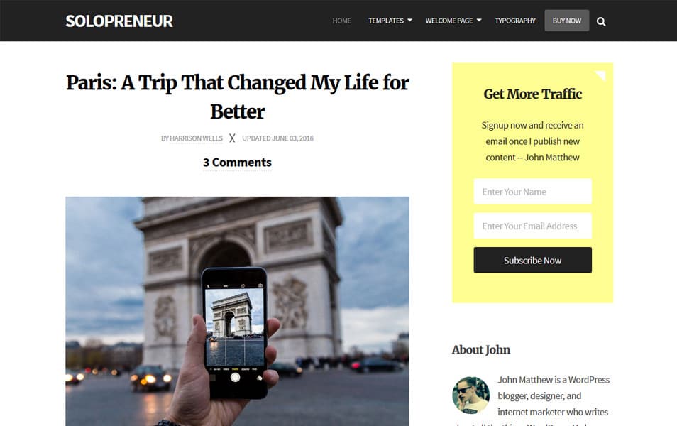 Beka Responsive WordPress Theme