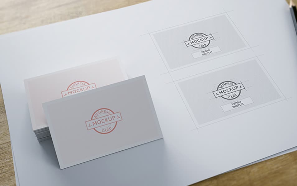 Business card mockup 13