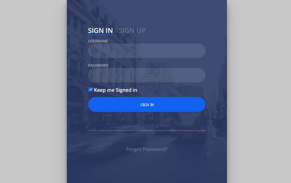 Day 001 Login Form