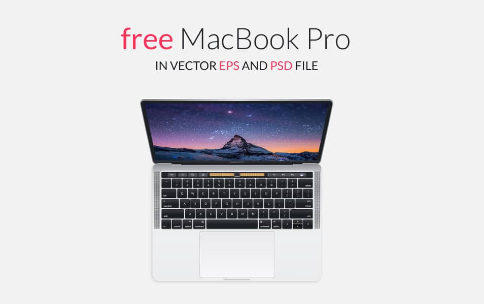 Free MacBook Pro Mockup