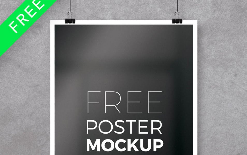 Free Multipurpose Photoshop Poster Mockup