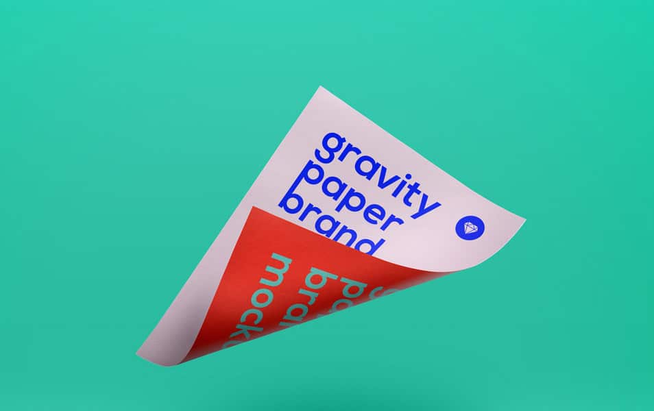 Gravity Psd Paper Mockup Vol2