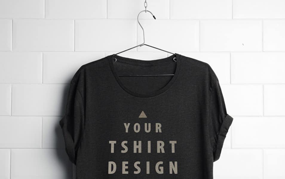 Hanging T-Shirt Mockup