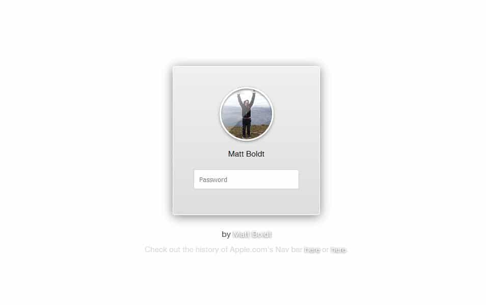 سیستم عامل Mac OS ورود در CSS
