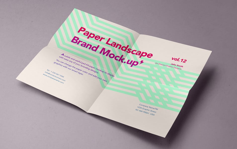 Psd A4 Paper Mock-Up Vol12