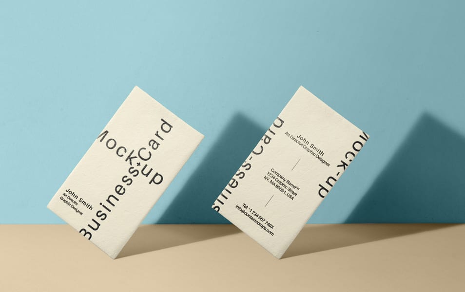 Psd Business Card Mock-Up Vol33