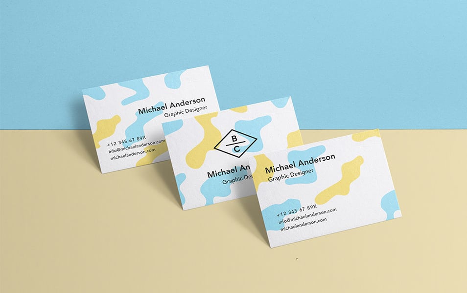 Psd Business Card Mock-Up Vol36