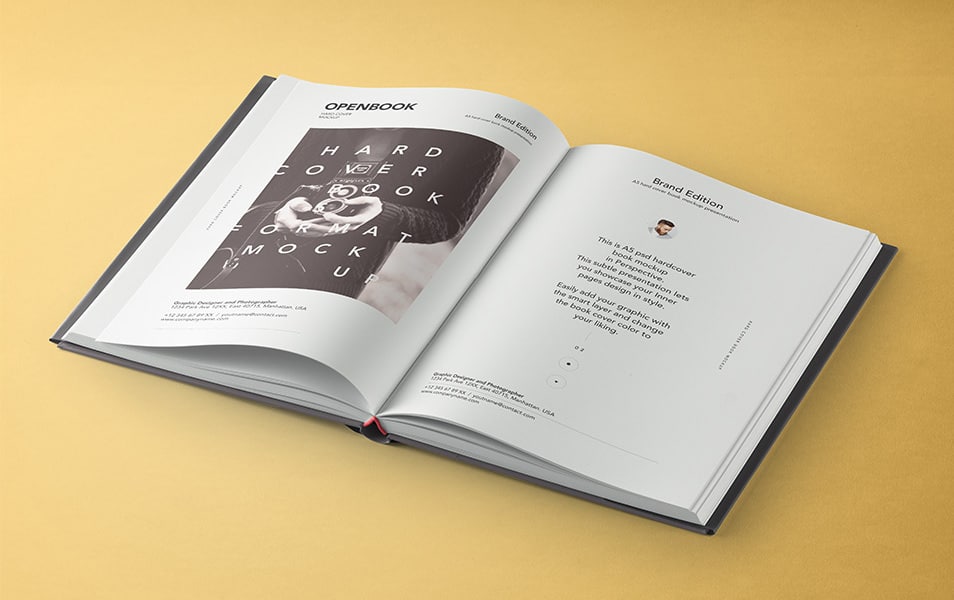 Psd Dust Jacket Book Mockup Vol3