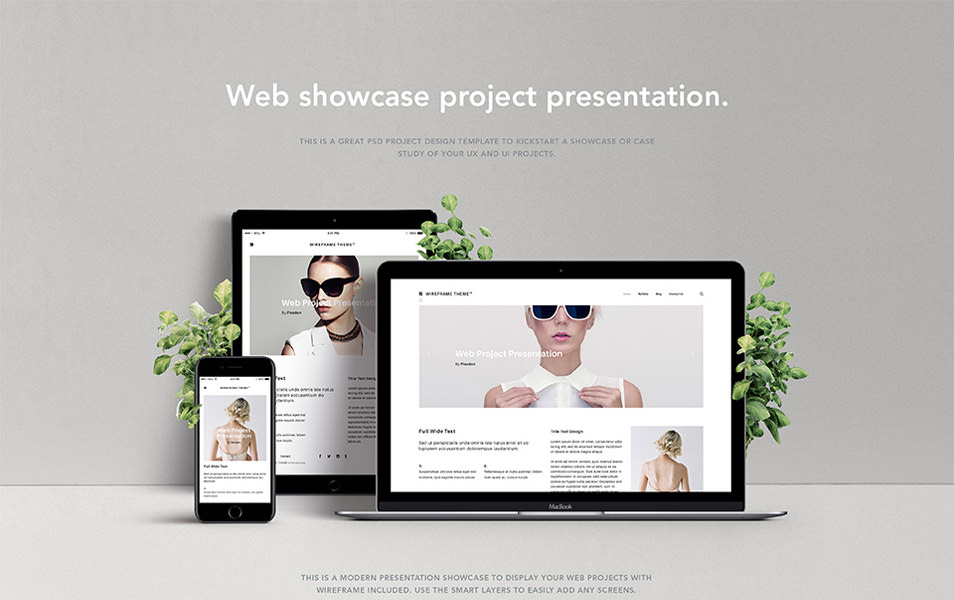 Psd Screen Web Showcase