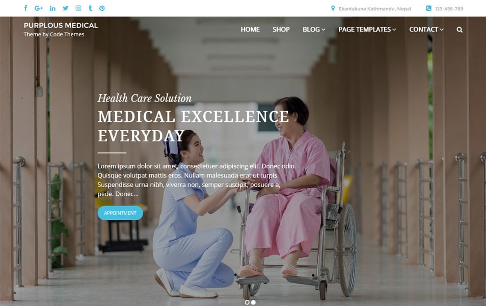 Purplous Lite Responsive WordPress Theme
