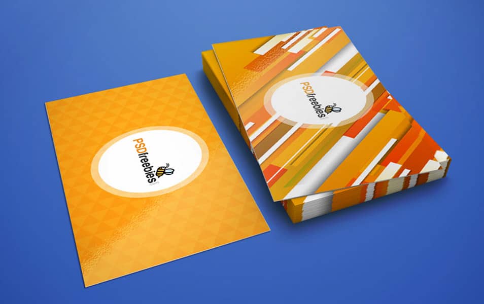 Realistic Business Card Mockup PSD