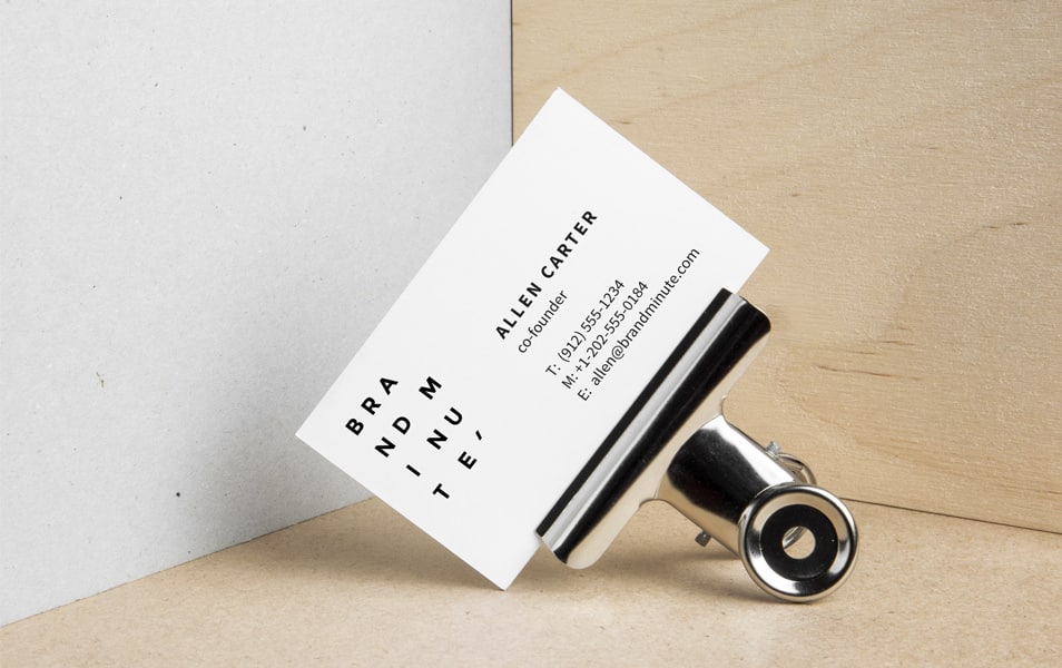 Realistic Business Cards MockUp #5