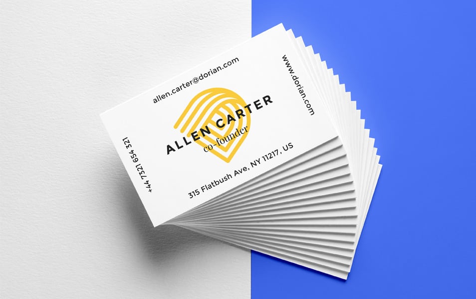 Realistic Business Cards MockUp #6