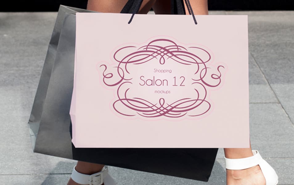 Shopping Bag PSD MockUp #3