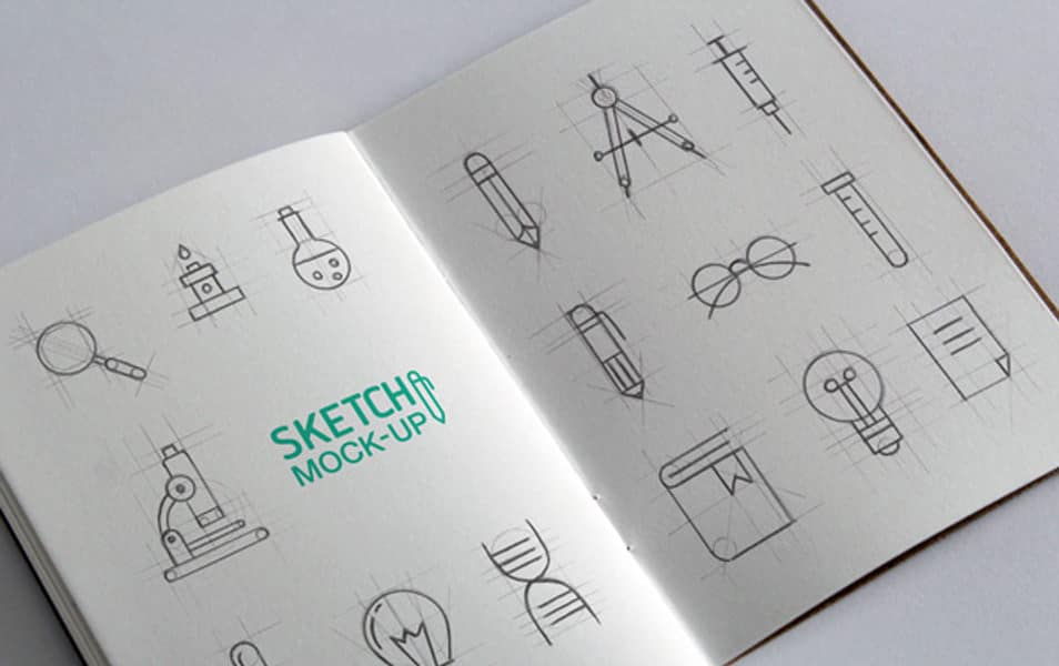 Sketchbook MockUps PSD #2