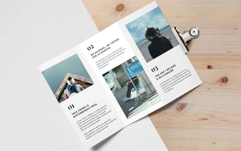 Tri Fold Brochure MockUp #2