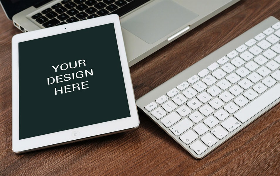 iPad Retina Display Mockup