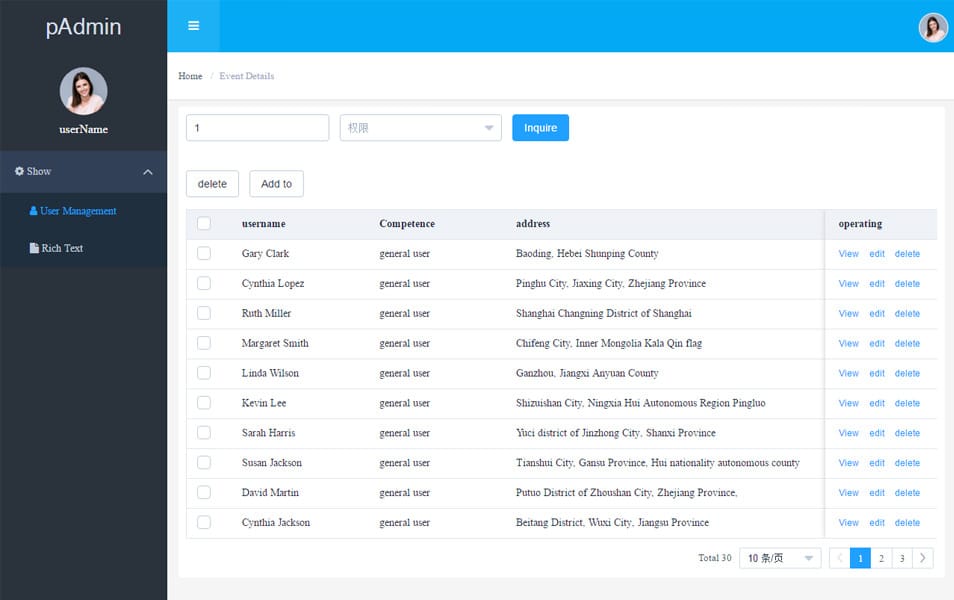 20+ Best Free VueJS Admin Templates 21 pAdmin